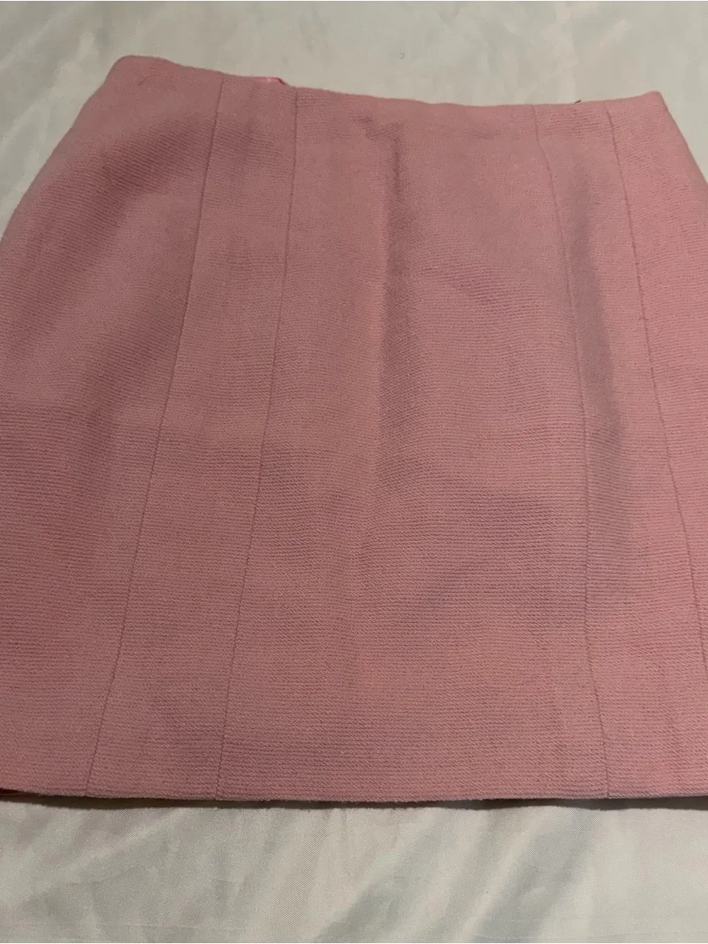 CHANEL Mauve Pink Tailored Mini Skirt, Sz 6, pre-owned